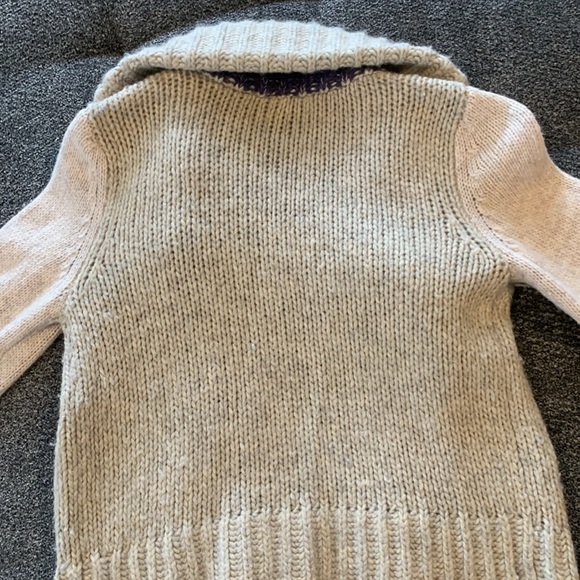 Free People RARE wool knit sweater cardigan - Picture 6 of 6